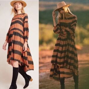 Norblack Norwhite Bleach Tie Dye Dress